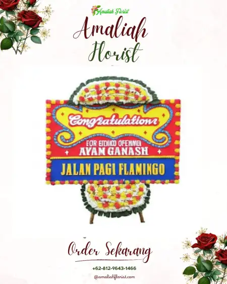 Sewa Papan Bunga Bingkeng